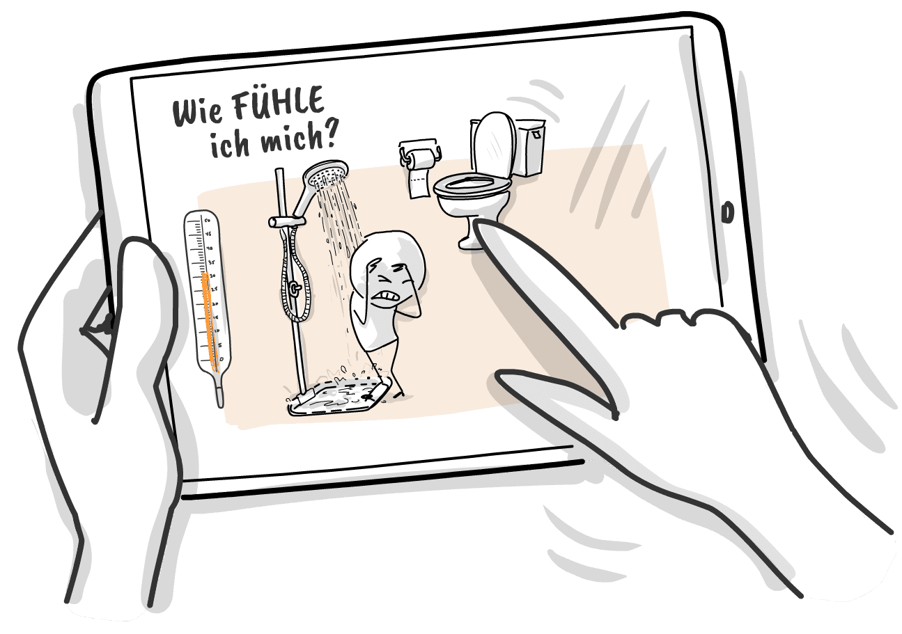 Interaktives Arbeitsblatt in der Scribility App